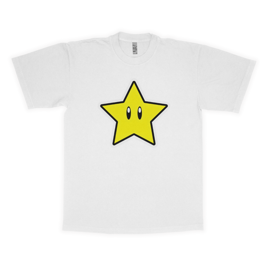 Gold star adult t-shirt