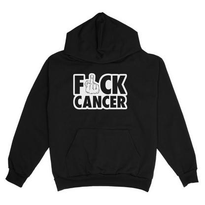 F*ck cancer adult hoodie