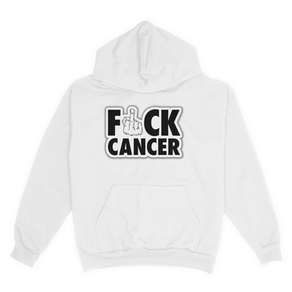 F*ck cancer adult hoodie