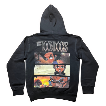 Custom Boondocks mugshot adult hoodie