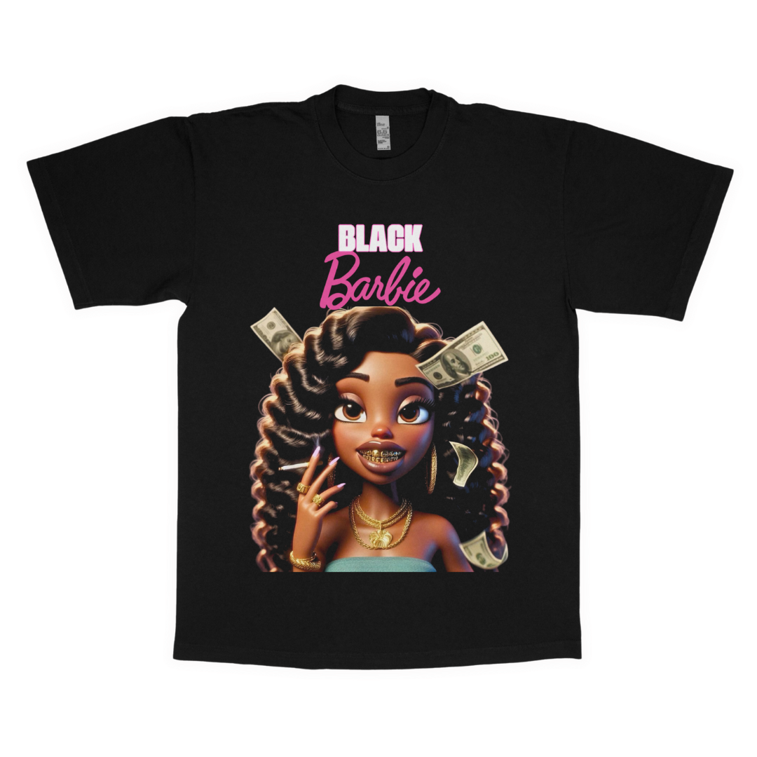 Black Barbie adult t-shirt