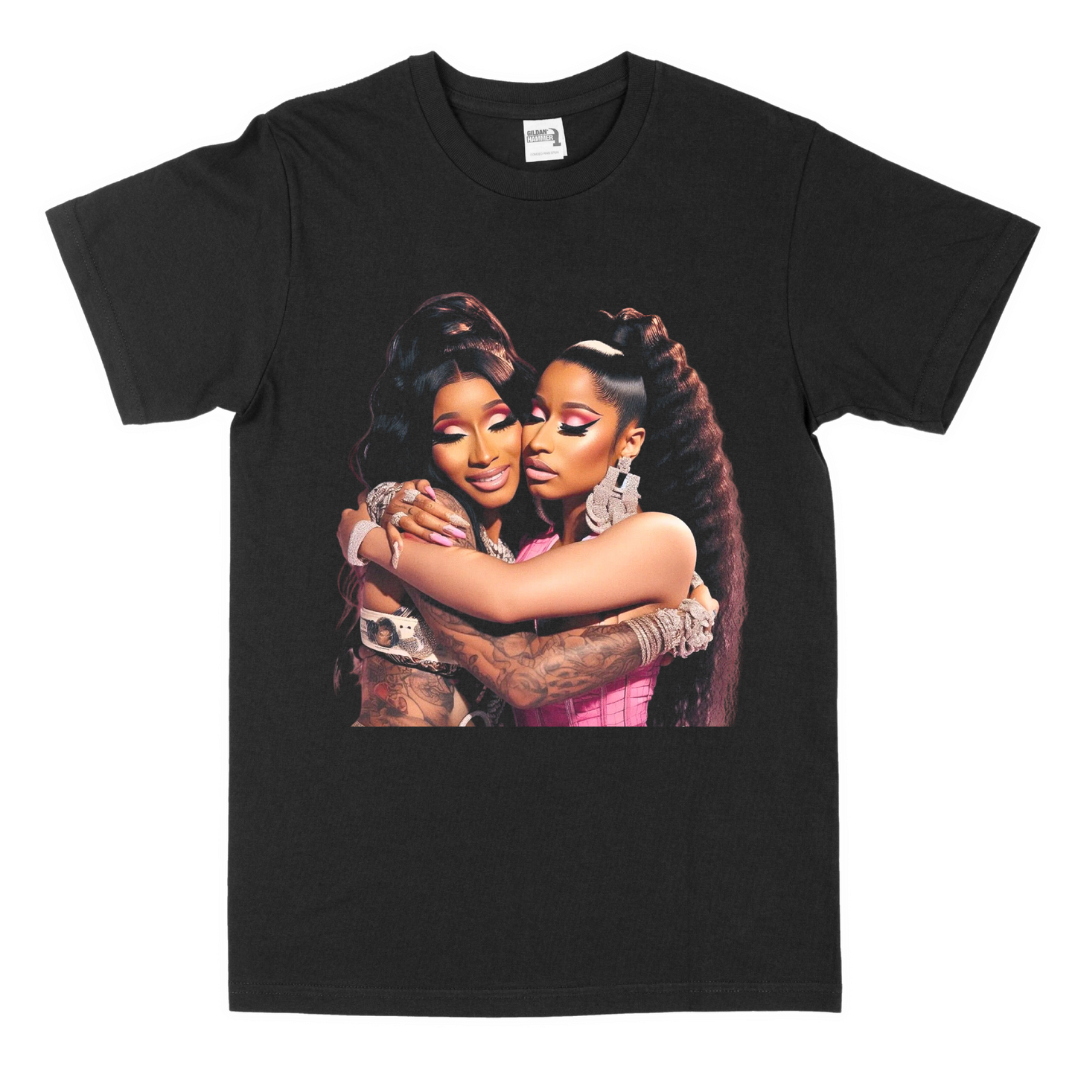 Nicki and Cardi big kid t-shirt