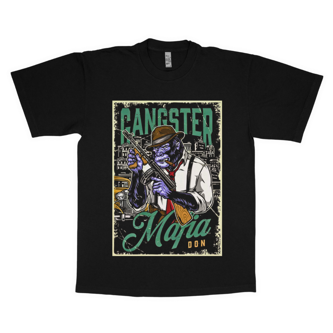 Gangster mafia adult t-shirt