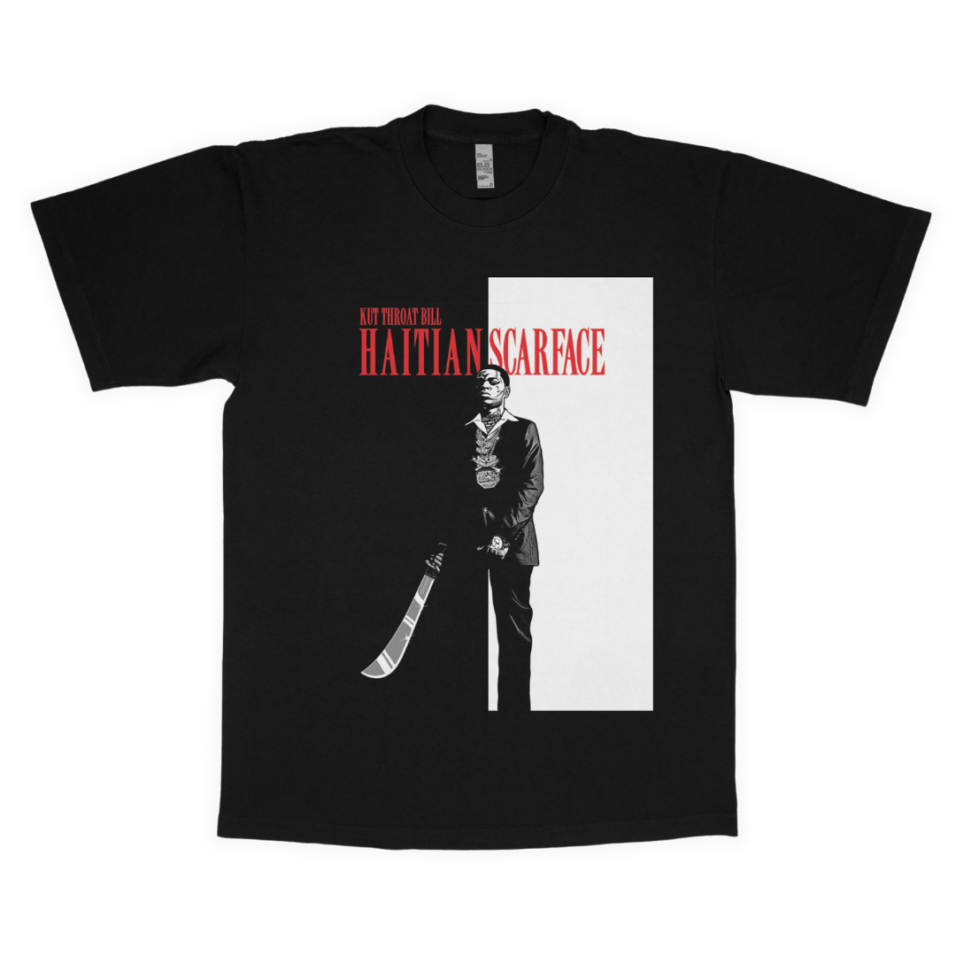 Haitian Scarface adult t-shirt