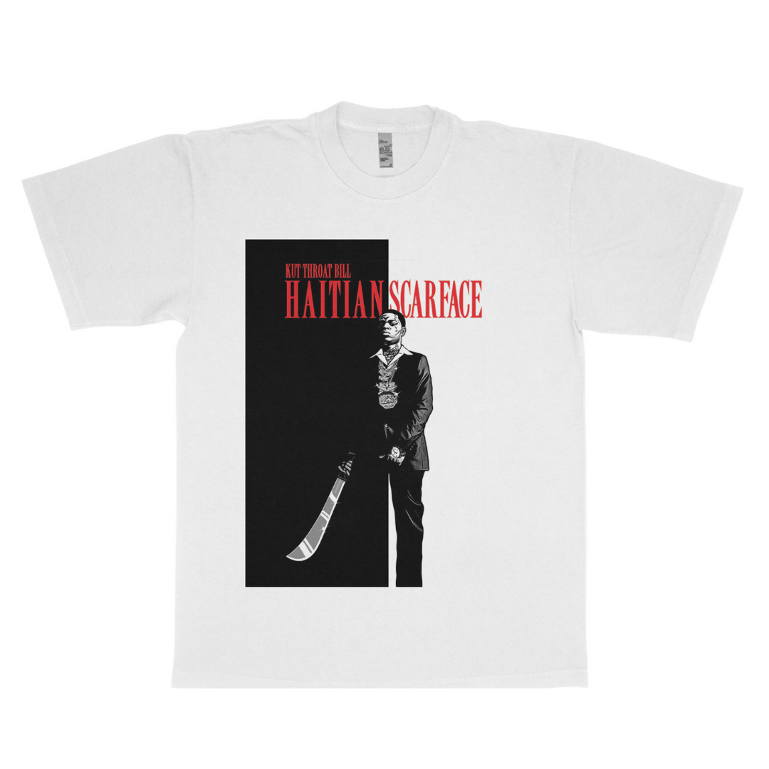 Haitian Scarface adult t-shirt