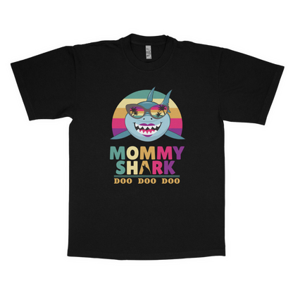 Mommy shark adult t-shirt