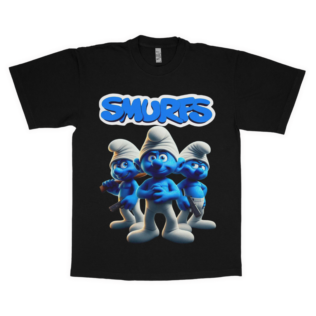 Smurf gang adult t-shirt