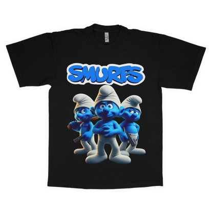 Smurf gang adult t-shirt