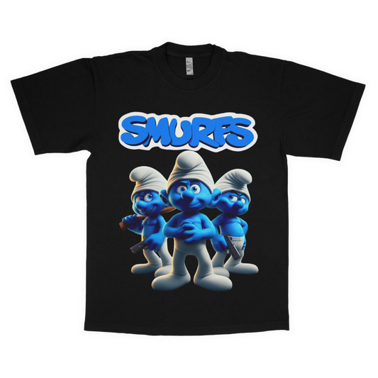 Smurf gang adult t-shirt