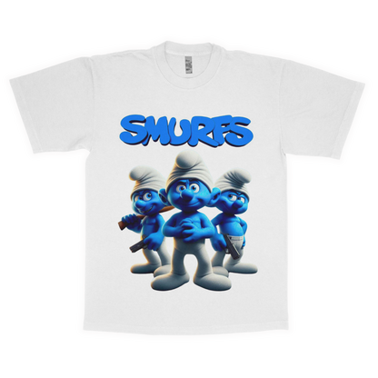 Smurf gang adult t-shirt