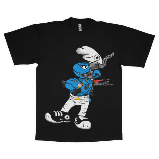 Street Ni99a Smurf adult t-shirt