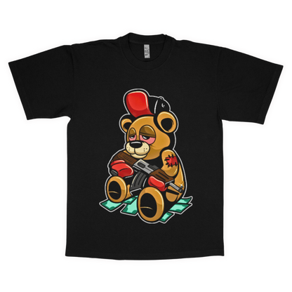 Street bear adult t-shirt