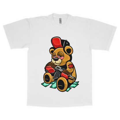 Street bear adult t-shirt