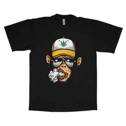 Stoner chimp adult t-shirt