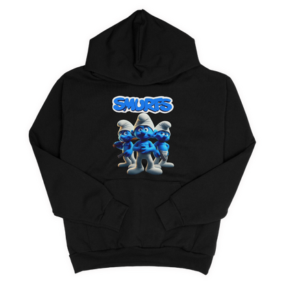 Smurf gang adult hoodie