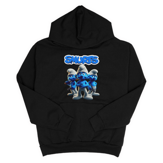 Smurf gang adult hoodie