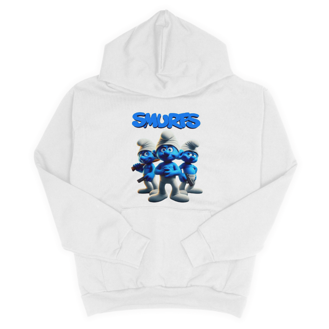 Smurf gang adult hoodie