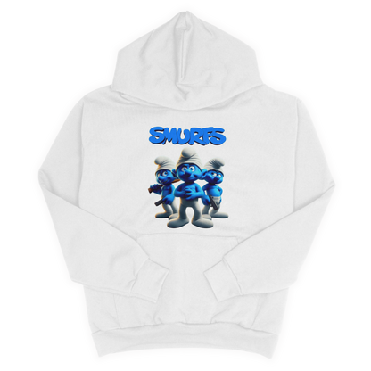 Smurf gang adult hoodie