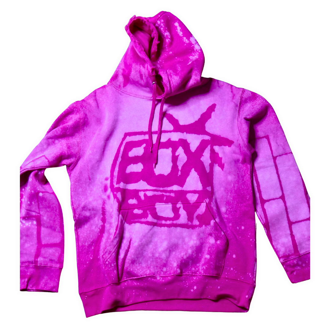 BOXBOY Alumni tye-dye "strawberry lemonade" adult hoodie