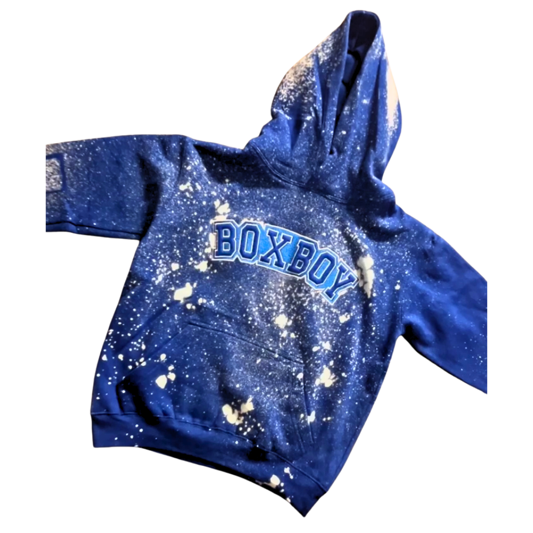 BoxBoy Alumni kids tie-dye hoodie
