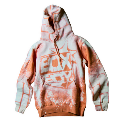 BOXBOY Alumni tye-dye "peaches & cream" adult hoodie