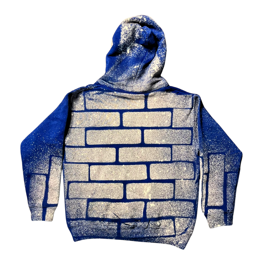 BoxBoy Alumni kids tie-dye hoodie