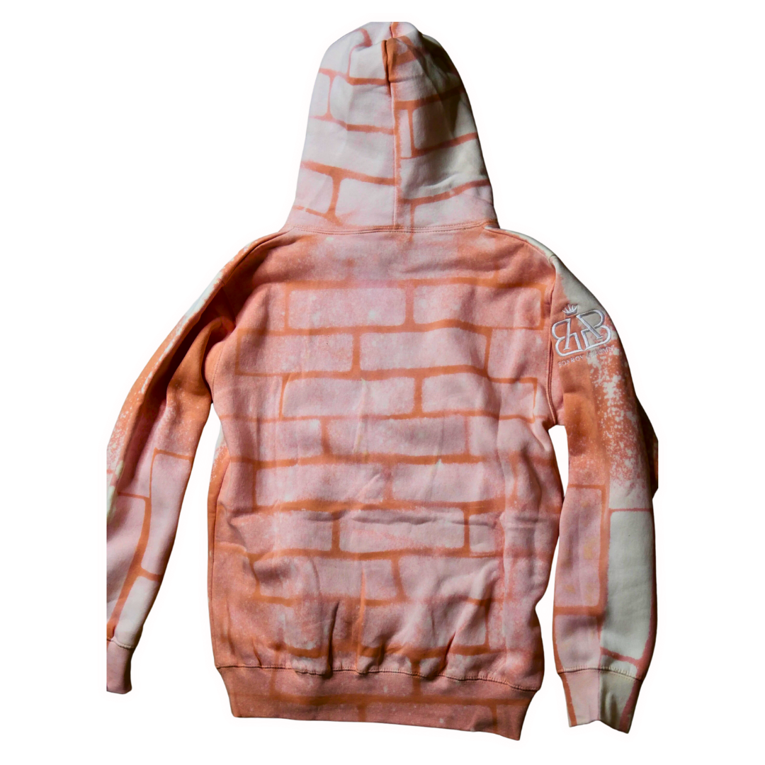 BOXBOY Alumni tye-dye "peaches & cream" adult hoodie