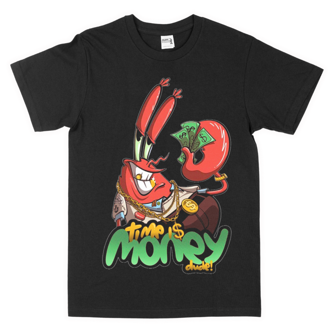 Mr. Krabs "Time is money dude" youth t-shirt