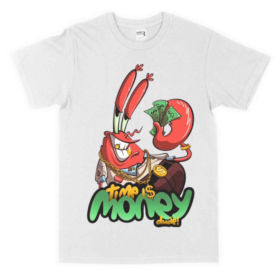 Mr. Krabs "Time is money dude" youth t-shirt