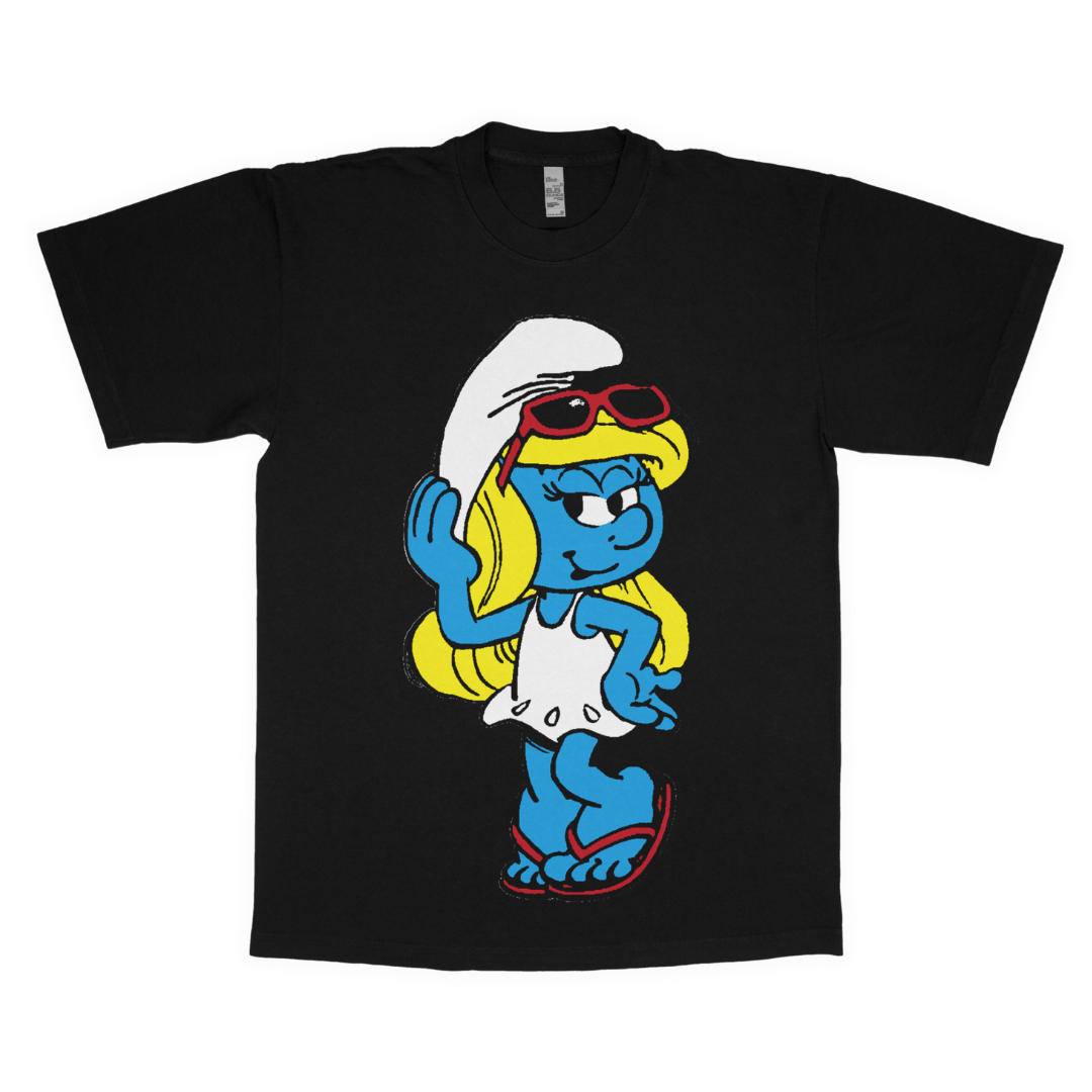 Smurfette adult t-shirt