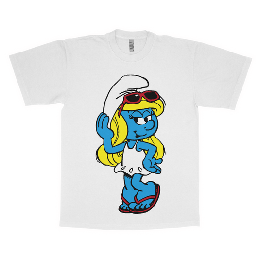 Smurfette adult t-shirt