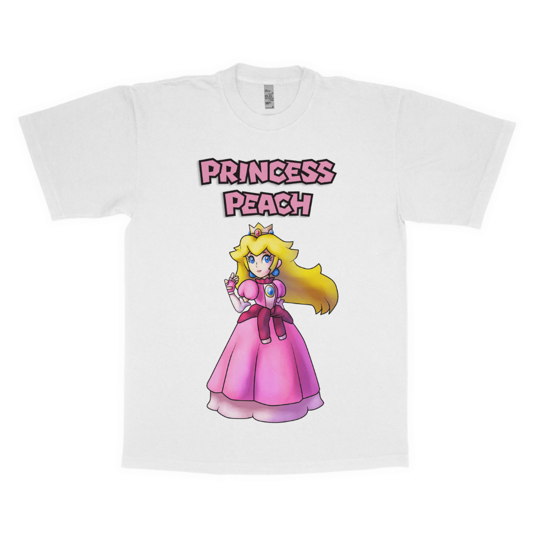 Princess peach adult t-shirt