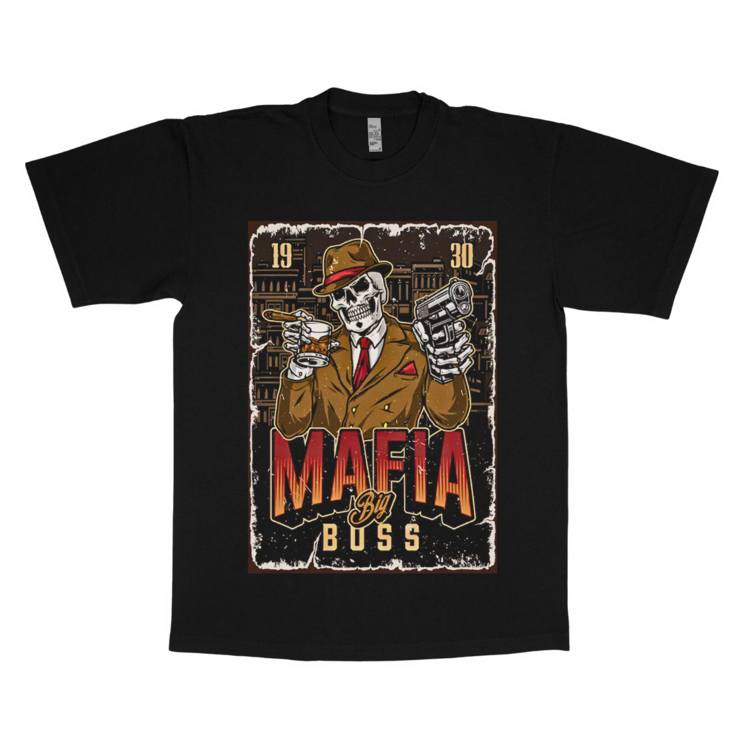 Mafia big boss adult t-shirt