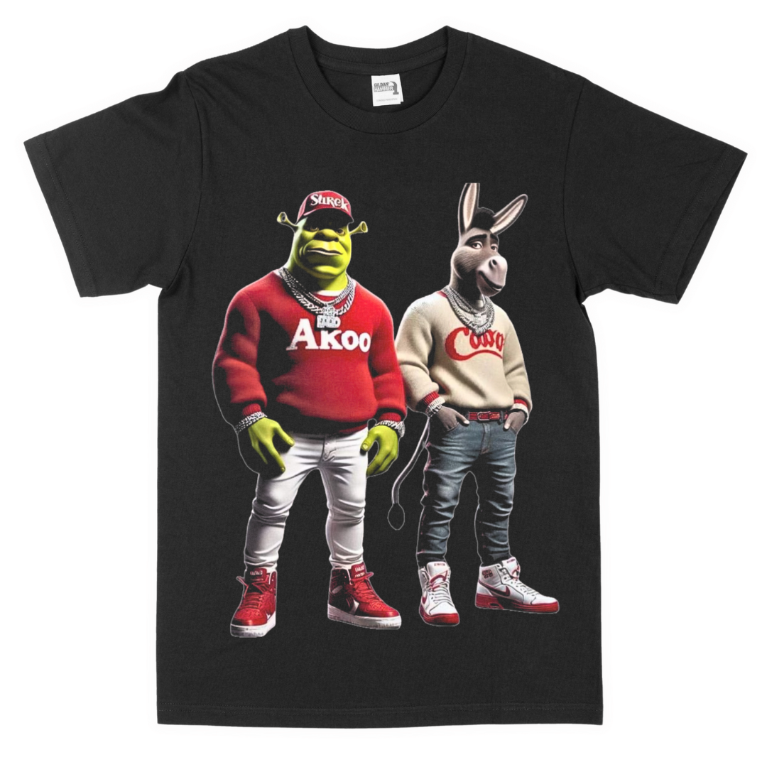 Shrek and Donkey big kid t-shirt