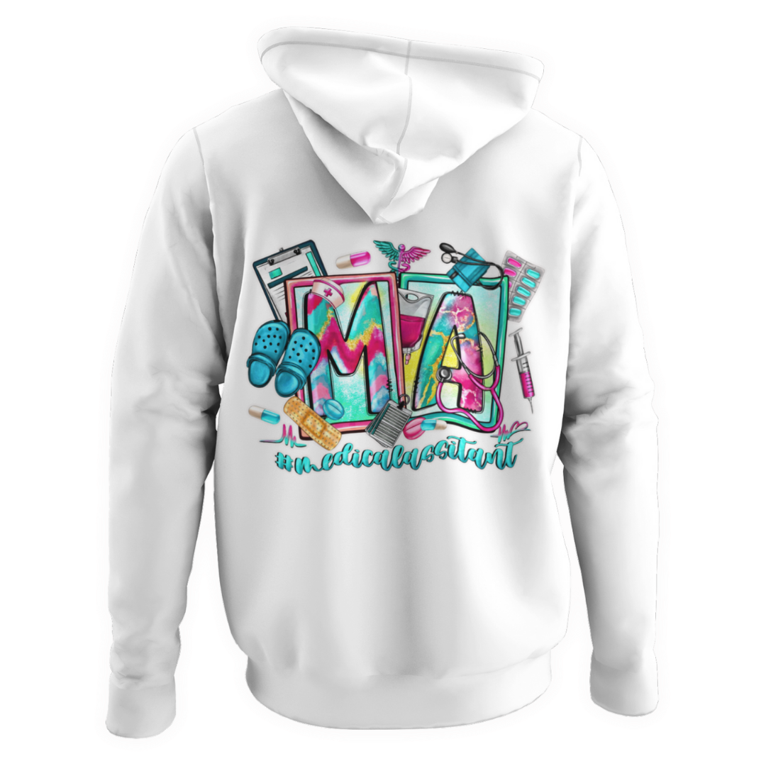 Medical assistant adult hoodie