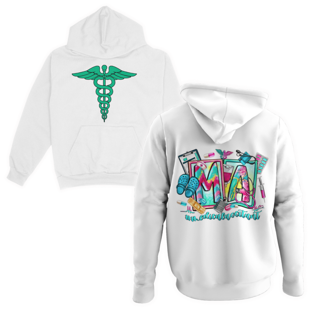 Medical assistant adult hoodie