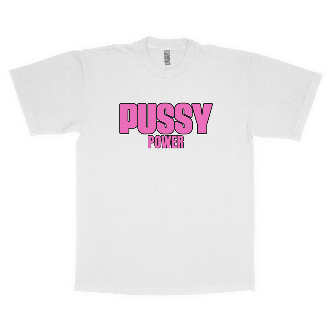 Pussy power adult t-shirt