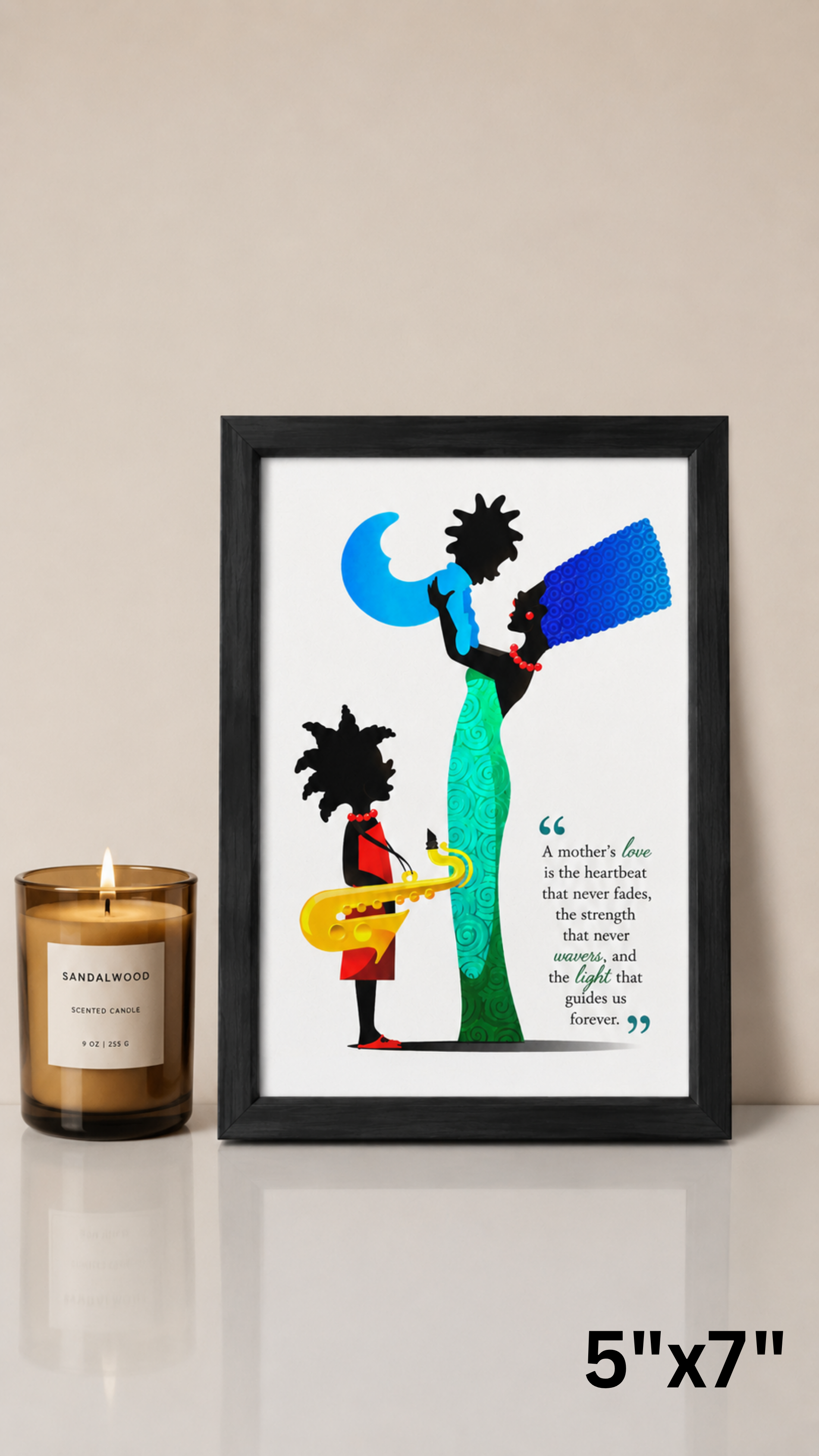 A Mother's Love matte wall poster