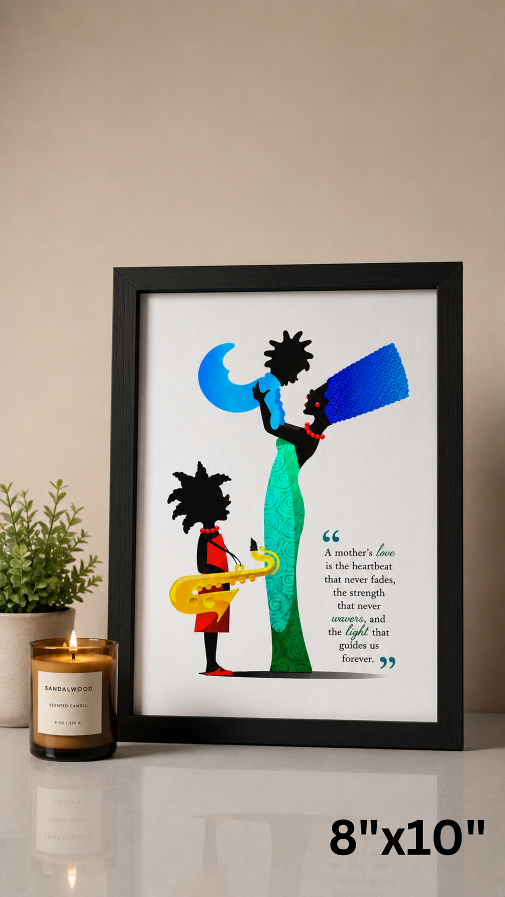 A Mother's Love matte wall poster