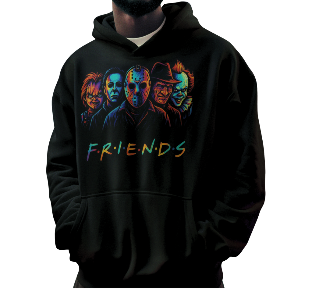 Scary Friends adult hoodie
