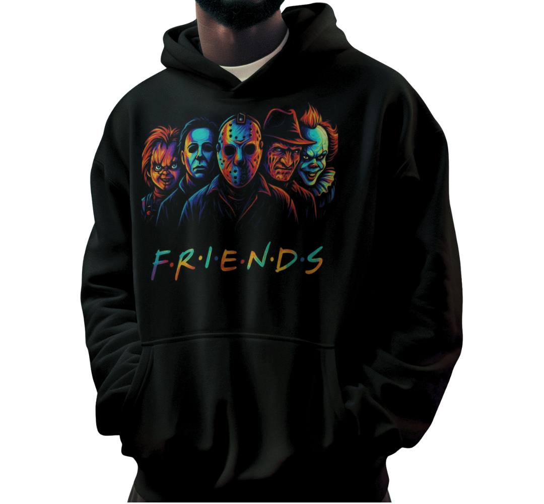 Scary Friends adult hoodie
