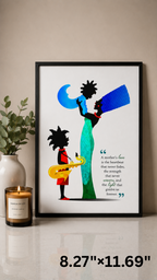 A Mother's Love matte wall poster