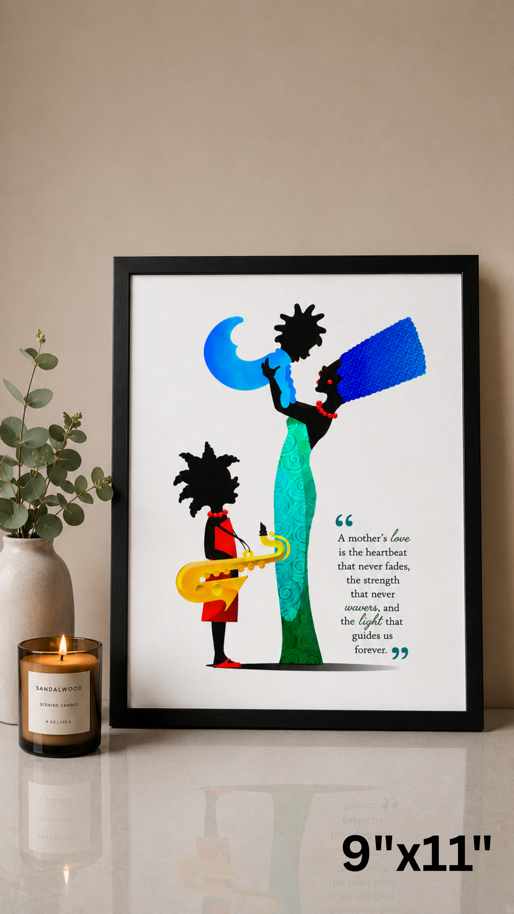 A Mother's Love matte wall poster