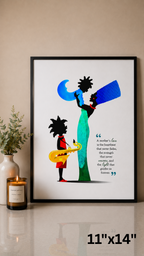A Mother's Love matte wall poster