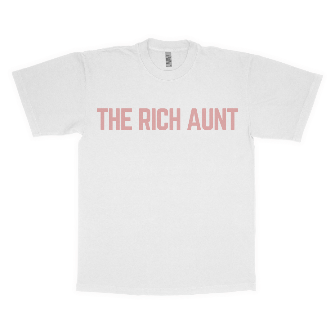 The rich aunt adult t-shirt