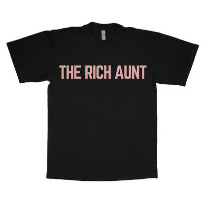 The rich aunt adult t-shirt