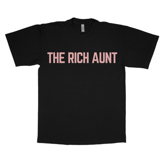 The rich aunt adult t-shirt