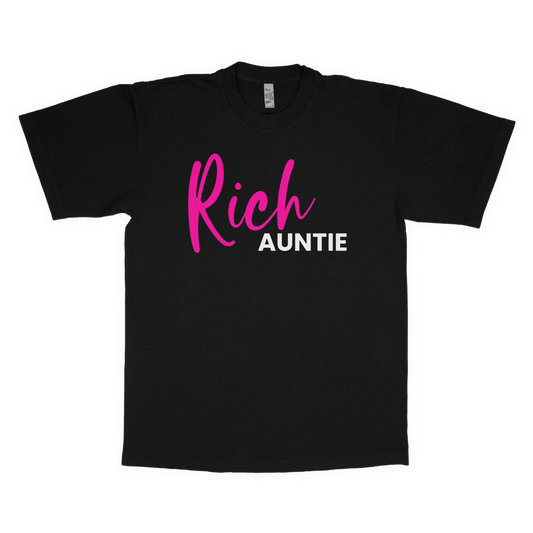 Rich auntie adult t-shirt