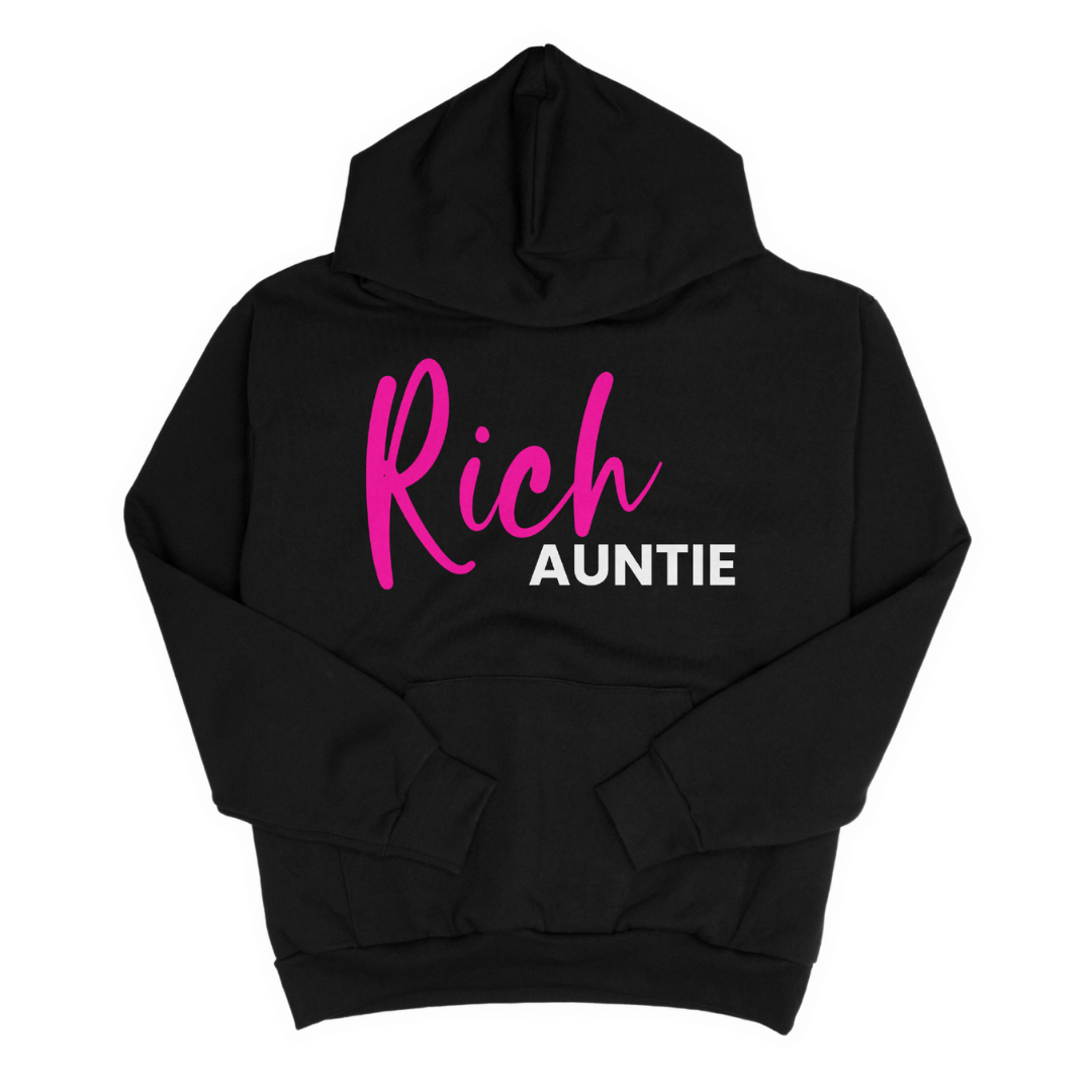 Rich auntie adult hoodie