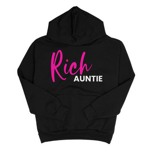 Rich auntie adult hoodie